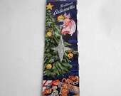 Vintage Silver Metal Tinsel Christmas Tree Germany