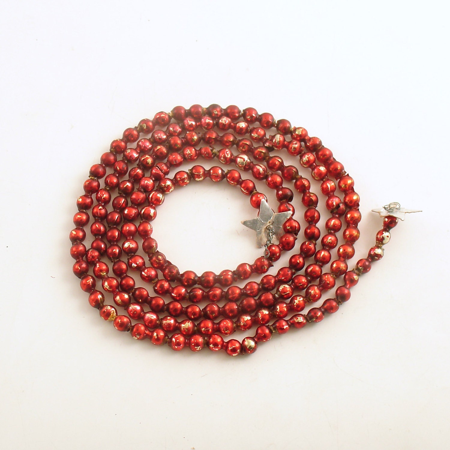 Vintage Glass Bead Christmas Garland
