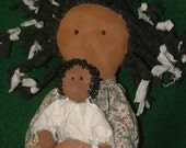 Folk Dolls Mammie & her baby