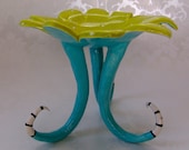 Whimsical Turquoise dish for your Spring decor