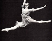 Maya Plisetskaya Russian Prima Ballerina Romeo and Juliet Black and White Print for Framing