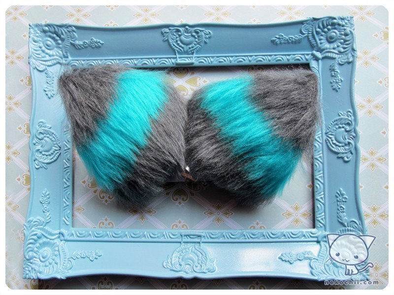 Tim burton's Cheshire cat theme Cosplay cat ears ( Nekomimi ) Alice in wonderland inspired
