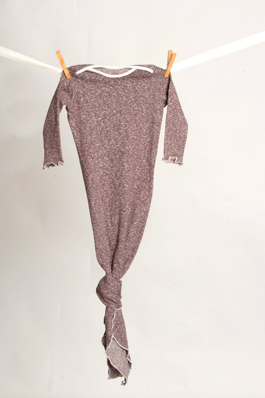 Knottie baby sleeper- Tan 0-3 months