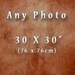 Any Fine Art Photography Print 30x30 (76x76cm)