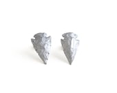 Silver Arrowhead Post Earrings