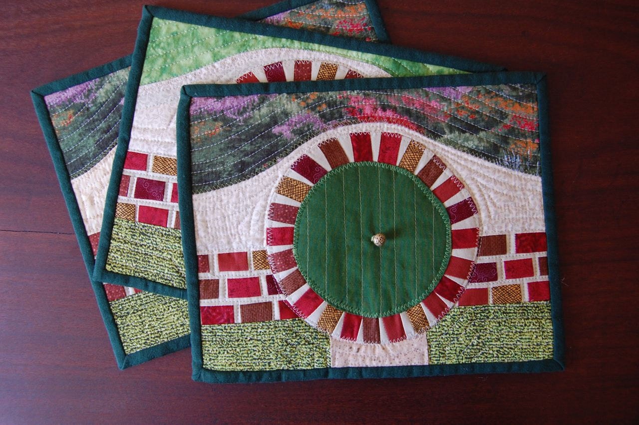Hobbit Home Mug Rug