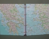 Greece / Turkey Travel Map Journal with Lined Pages by PrairiePeasant