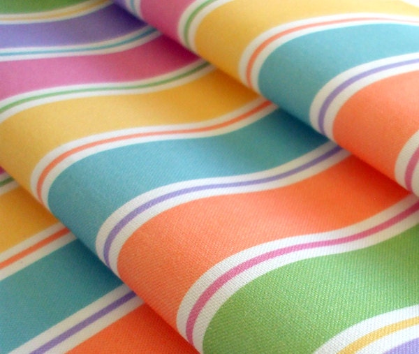 Dollhouse Small Print  Fabric - Sherbert Dots Collection - 1/12th Scale 8" x 8"