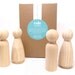 The Original DIY Wedding Cake Topper Kit with Extra Couple // Do-It-Yourself // Fair Trade Wooden Dolls