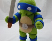 Blue Turtle Cuddly Plush Toy