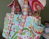 XL Ultimate Diaper Bag Set --- Crafted from your choice of designer fabric