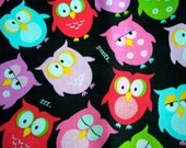 Sleepy Owls - Half Yard