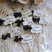 Wedding Mini Cupcake Toppers Party Picks - Bridal Mix - Set of 24 - Ribbon Color Choice