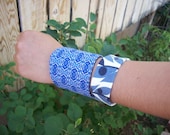 Blue Dream Cotton Wrist Cuff Set of Two