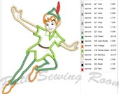 Peter Applique Embroidery Design