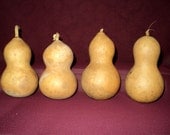 Craft Gourds 4 Bottle, Snowman, Mini Craft Gourds, Christmas Ornaments  (Item A 10)