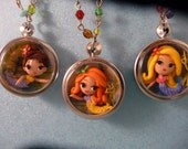 OOAK Sweet Mermaids Shadowbox Pendant Necklaces You Pick