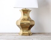Tall Glam Modern Brass Lamp