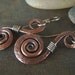 50% off Tutorial Sale-Tutorial for Rustic Hammered Swirls Earrings-PDF-Instructions.