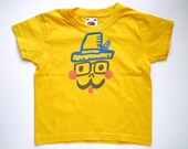 Hand printed Mr. Hat - Kid's T-shirt