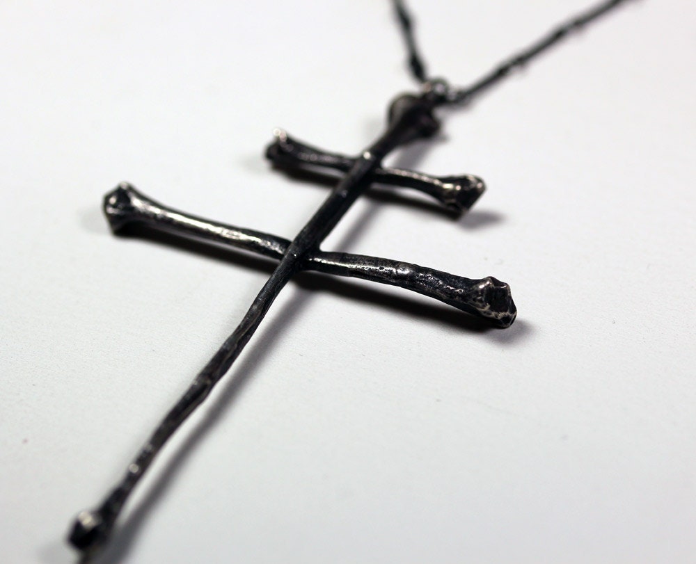 as above, so below. mini lorraine cross.