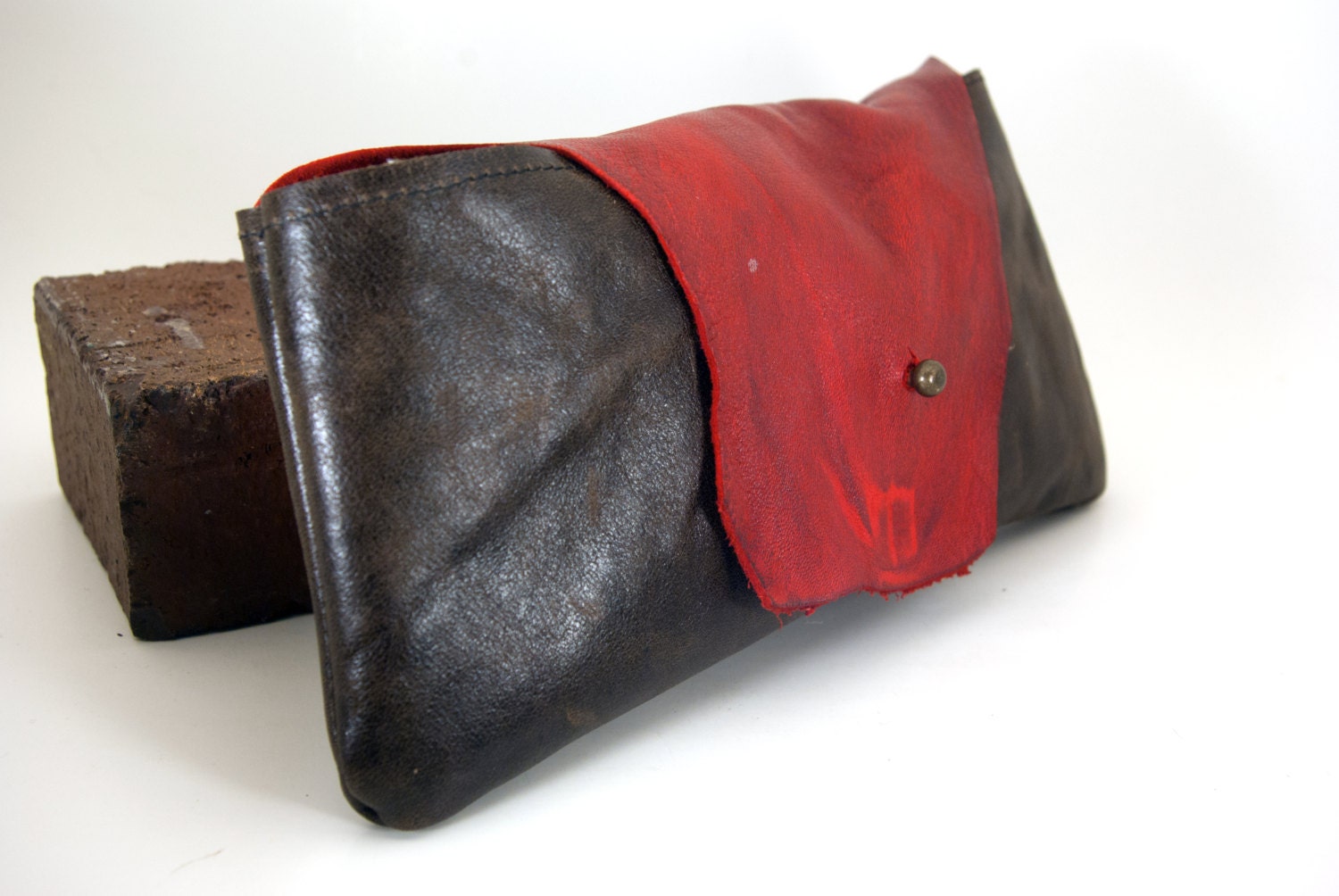 Little Red Devil - Leather Clutch