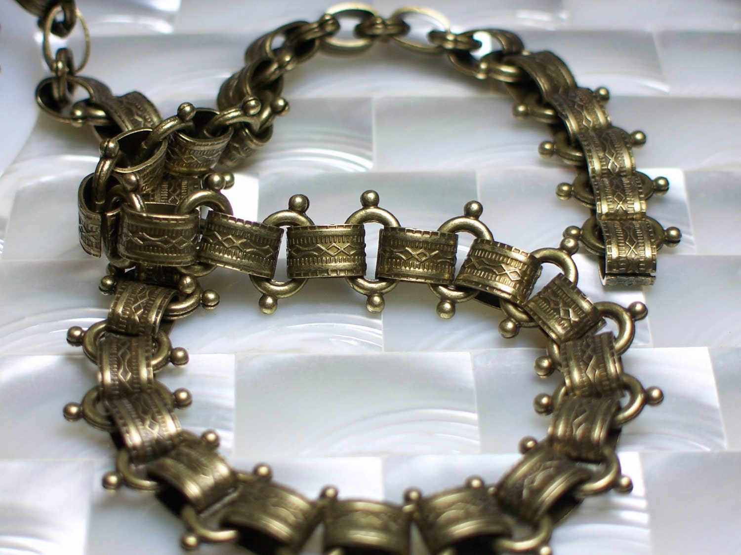 Chain Antiqued Brass Nickel Free Decorative Vintage style chain 1 foot
