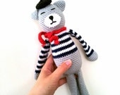 French Cat Art Toy Amigurumi