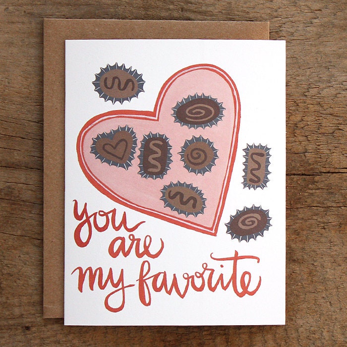 You Are My Favorite Illustrated Card