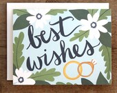 Best Wishes Illustrated Card