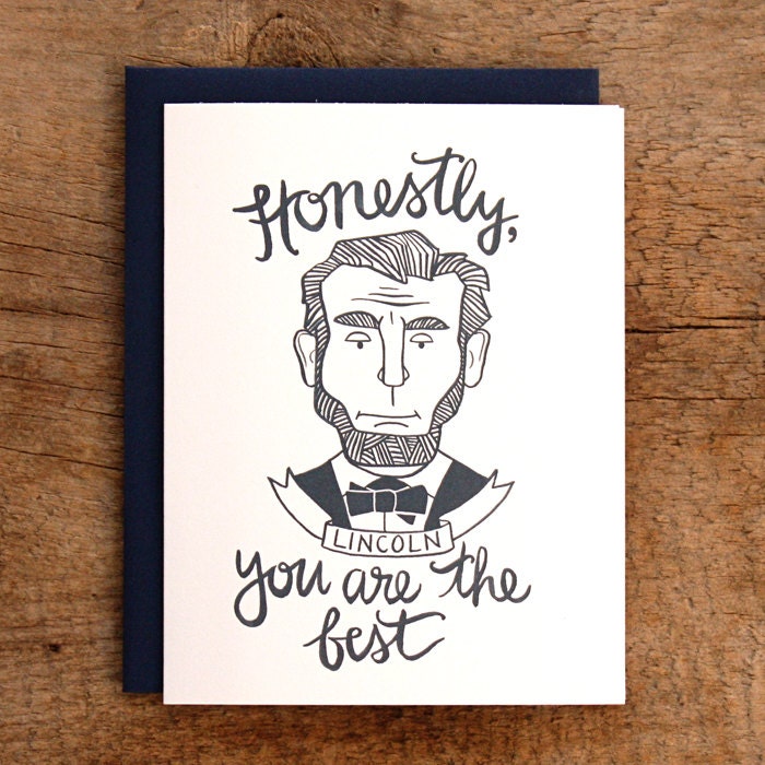 Lincoln Illustrated Card