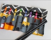 NEW-Construction Mini Me Crayon Holder-8 Crayola Crayons Included