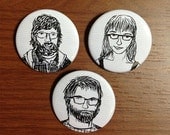 Strange Family Button Set