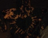 Reverse Tie Dye Hoodie ADULT Medium Full-Zip