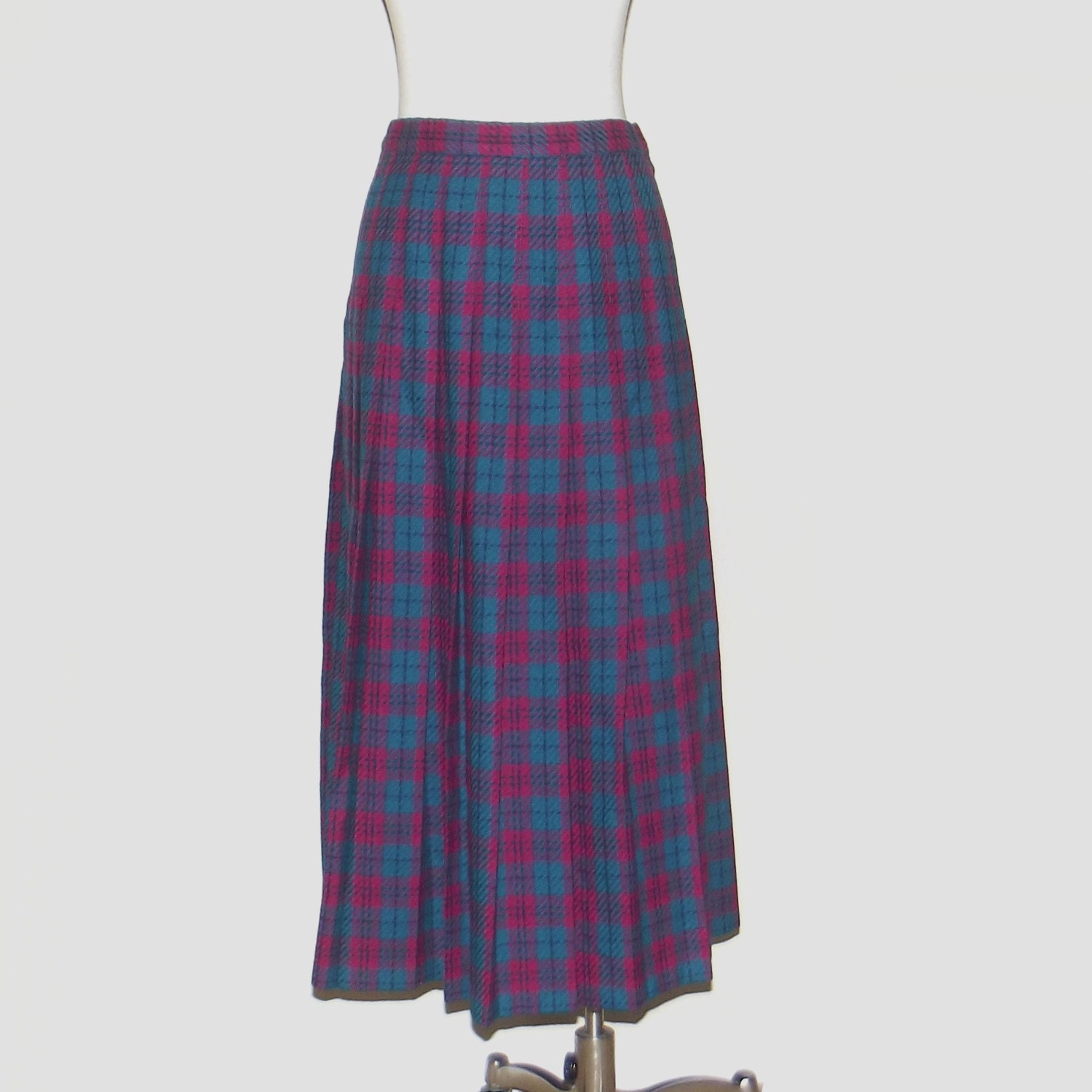 1970s Pendleton skirt / 70s skirt / large l / wool / Study Hall Skirt