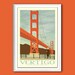 Movie poster Vertigo 12x18 inches retro print