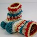 Baby Booties Mukluk or Granny Boots Multicoloured 6-12 months OOAK Alaskan Boots