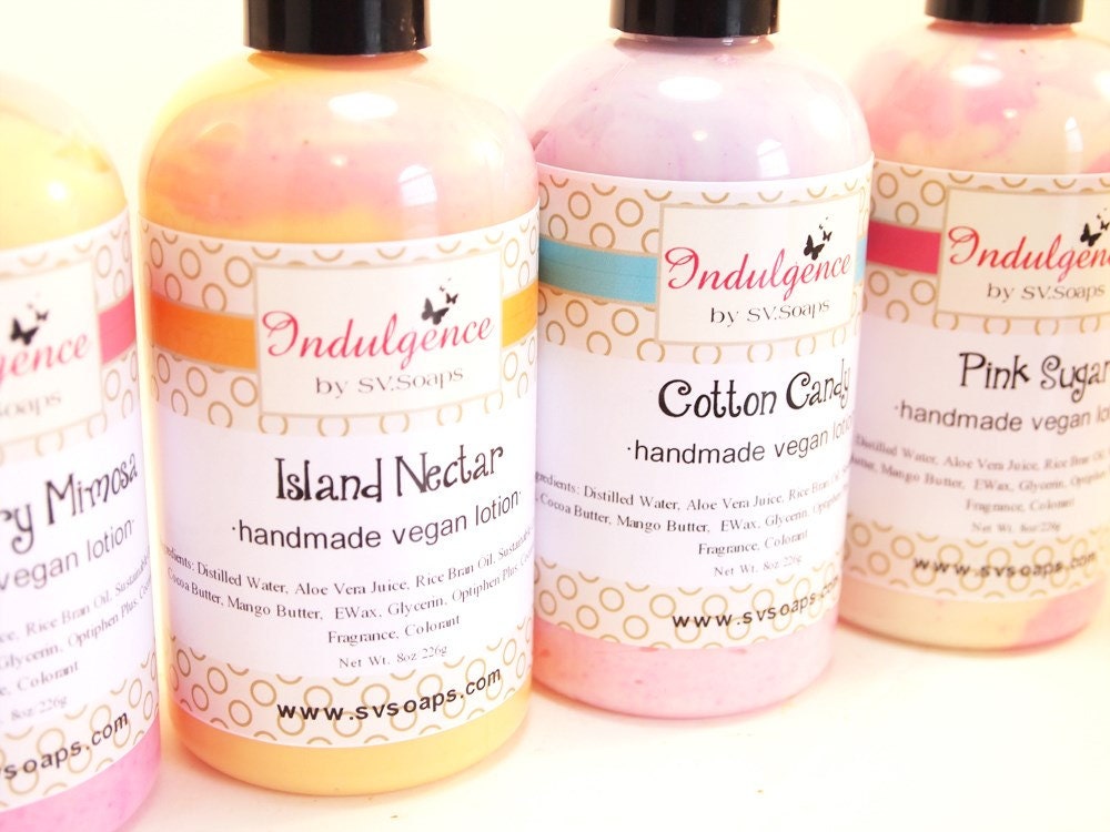 Handmade Whipped Vegan Hand and Body Lotion by SV.Soaps