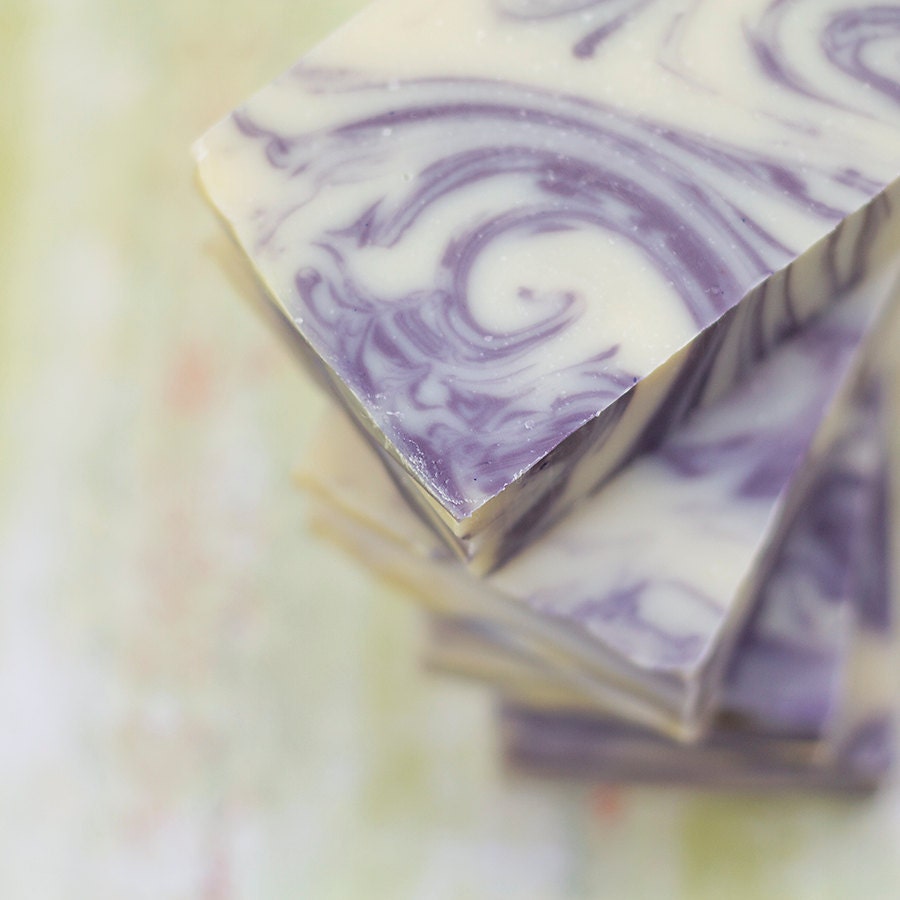 Black Raspberry Crush Handmade Soap with Coconut Milk and Cocoa Butter