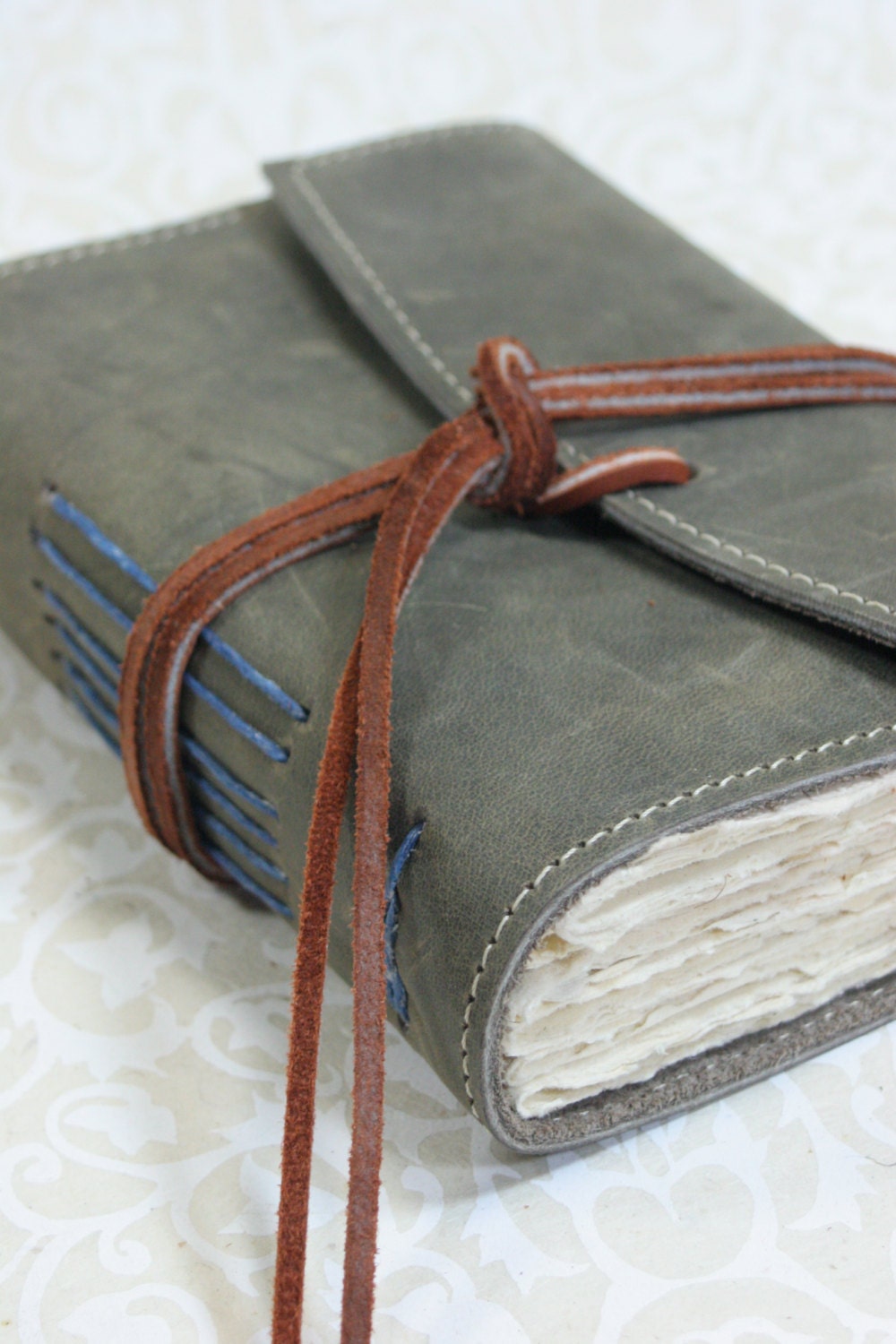 Travel Worthy Journal by Binding Bee with Handmade Paper