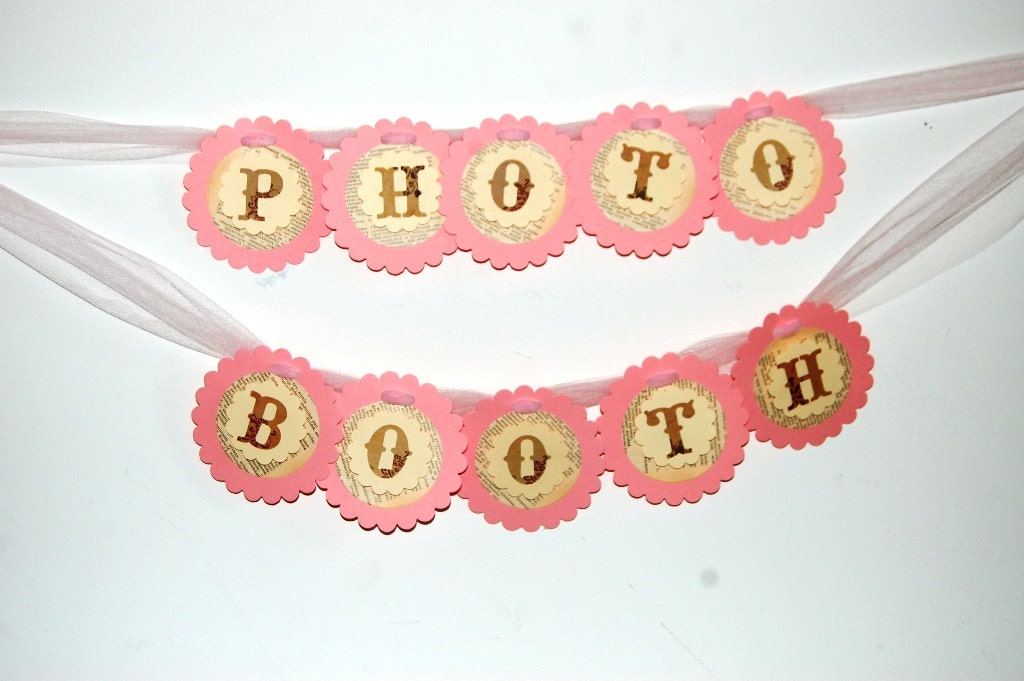 Vintage Vogue Pink Love is Sweet Party Banner Photo Prop Il_170x135