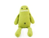FINISHED ITEM Petunia Monster Sample from the Big Book of Knitted Monsters OOAK