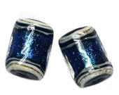ON SALE 40% OFF Glass Lampwork Bead Sets  - Six Ocean Ridge Mini Kalera Beads  - 10411903