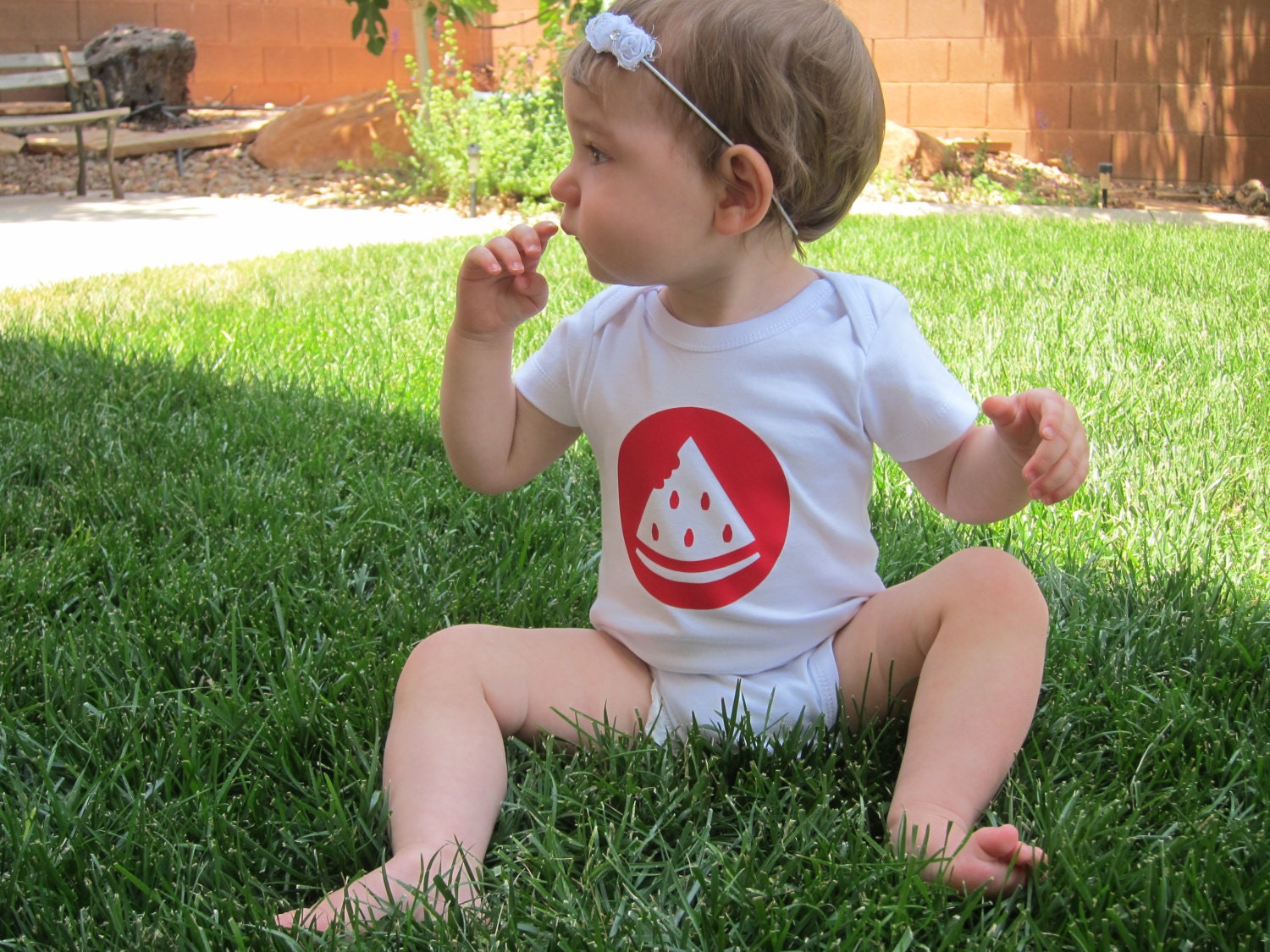 A Slice of Summer- Watermelon onesie