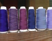 Family Pack 52 Bird-E Towels with variety of Purples Thread Edges (unpaper towels, eco friendly paper towel replacement)