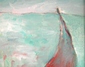 Lonely Road, Original acrylic painting on canvas