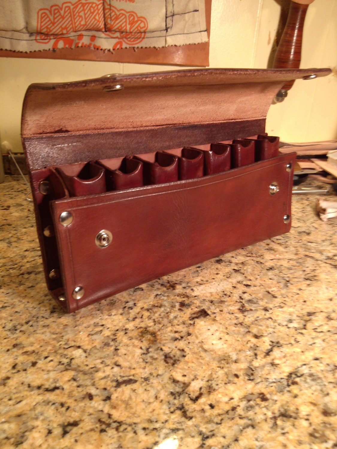Harmonica Case Genuine Leather Handmade Holder