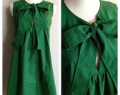 Team Cheerleader Dress - large bow tie in front - available in size xs to plus sizes any color