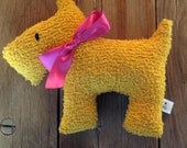 Winnie Plush Retro  Vintage Chenille Scotty Dog