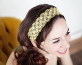 New Embroidered  and Sequin Headbands Great for Summer and Spring Available Blue Lavender and Green Yellow